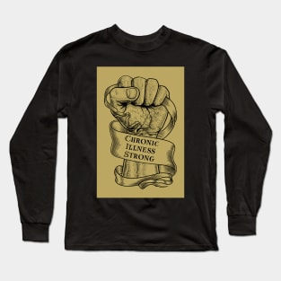 Chronic Illness Strong Fist Long Sleeve T-Shirt